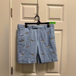 Men’s Polo by Ralph Lauren Corduroy Golf Shorts with Dogs